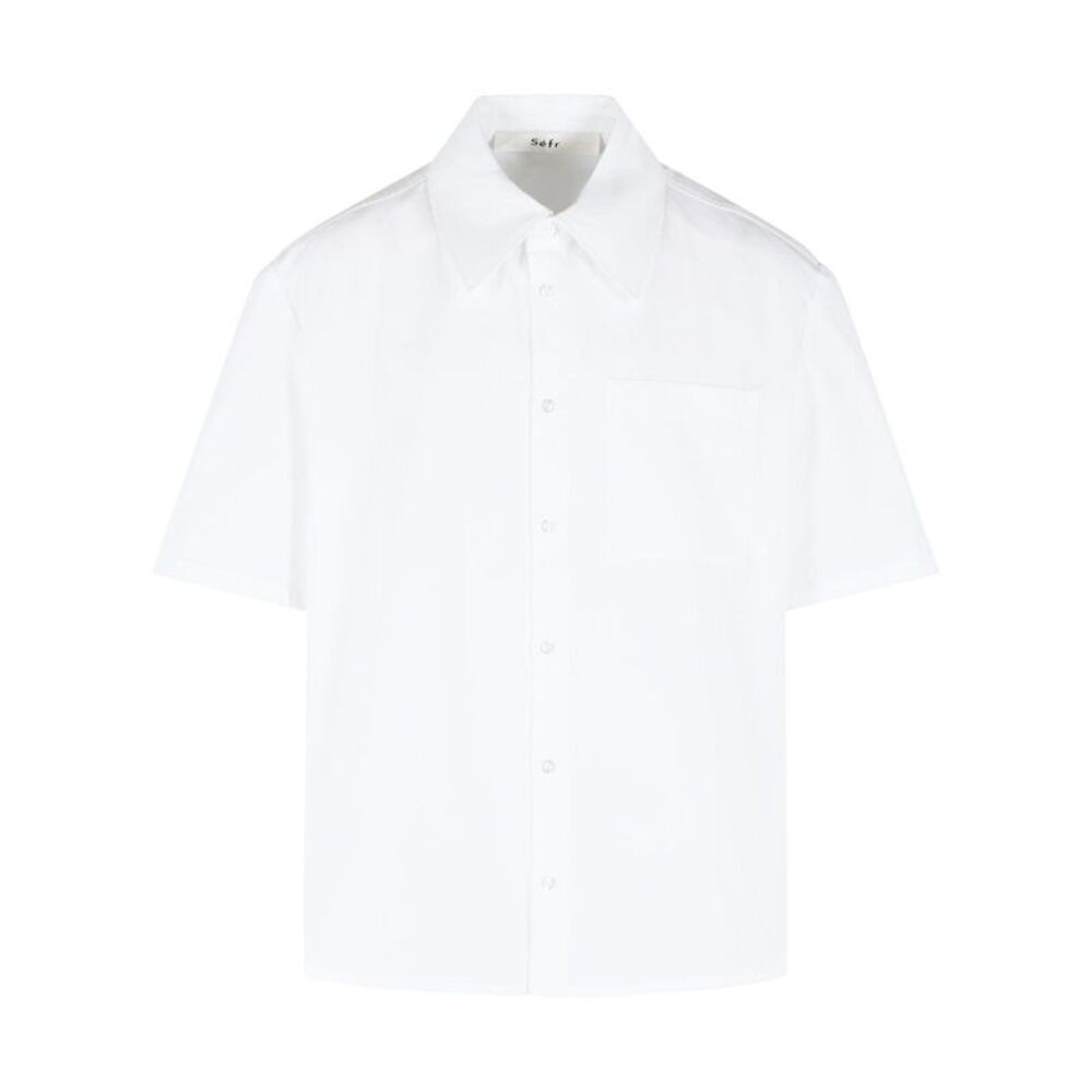 Sefr 'Waylon' White Cotton Shirt Men